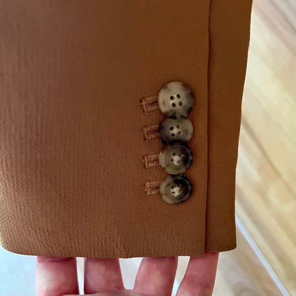 🤎 Wilfred Destiny Blazer (Camel) – Size 4 – Aritzia Classic - Picture 10 of 15